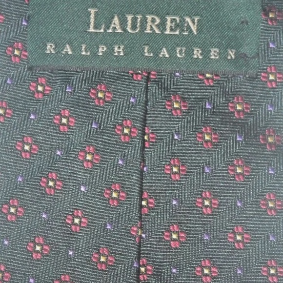 Lauren by Ralph Lauren Men’s Necktie Made in USA - Picture 5 of 7